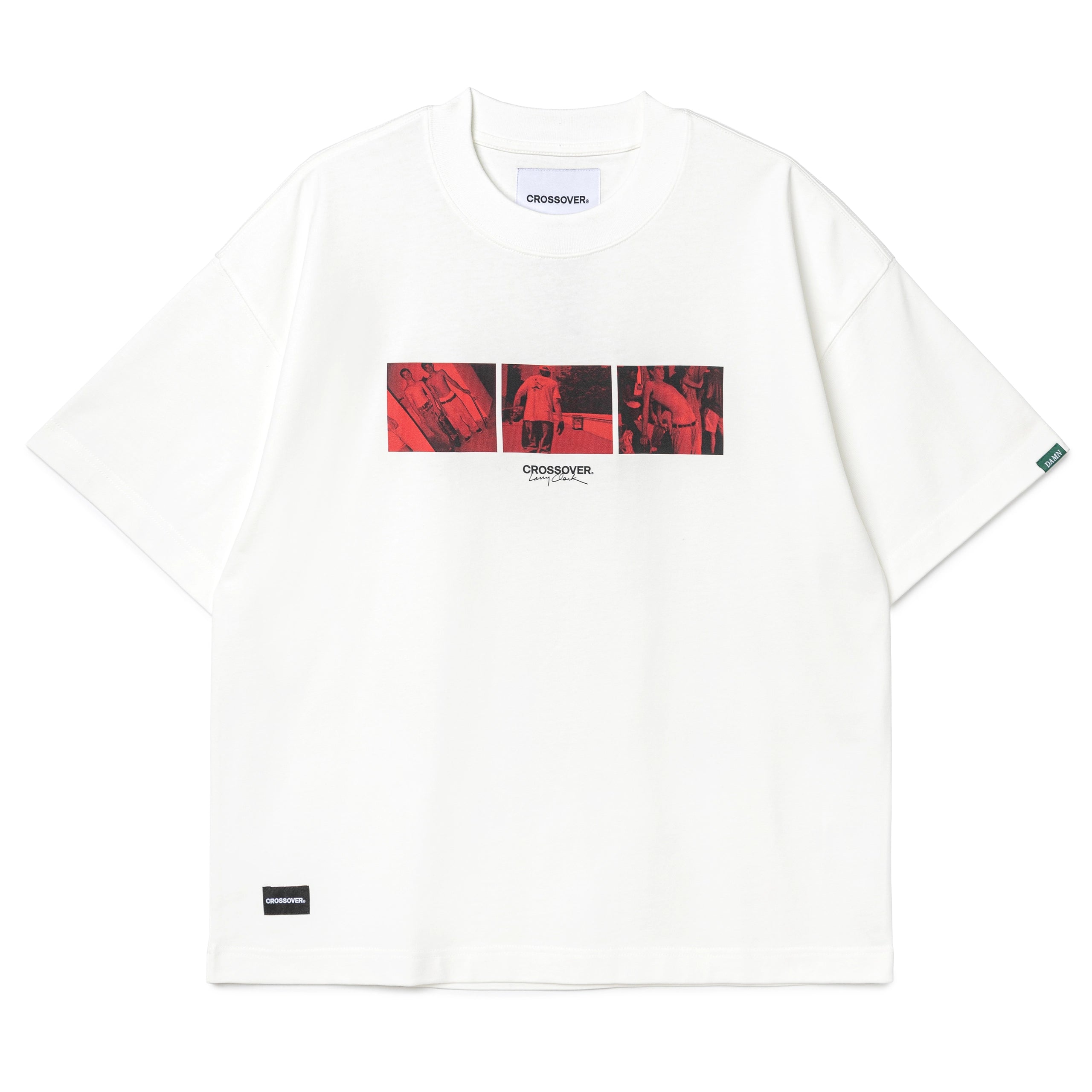 CROSSOVER® × KIDS by Larry Clark 30th Anniversary '06' Tee | White