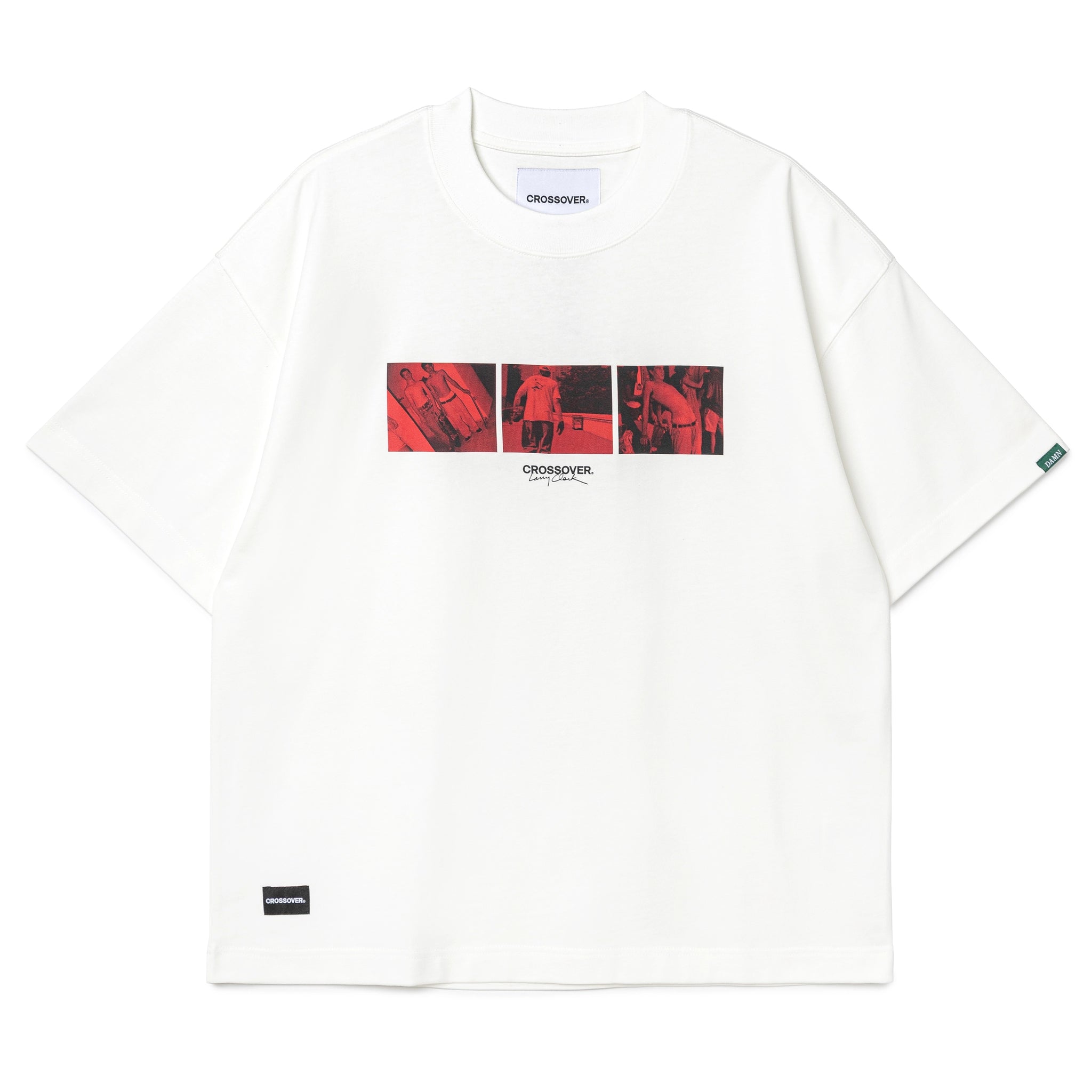 CROSSOVER® × KIDS by Larry Clark 30th Anniversary '06' Tee | White