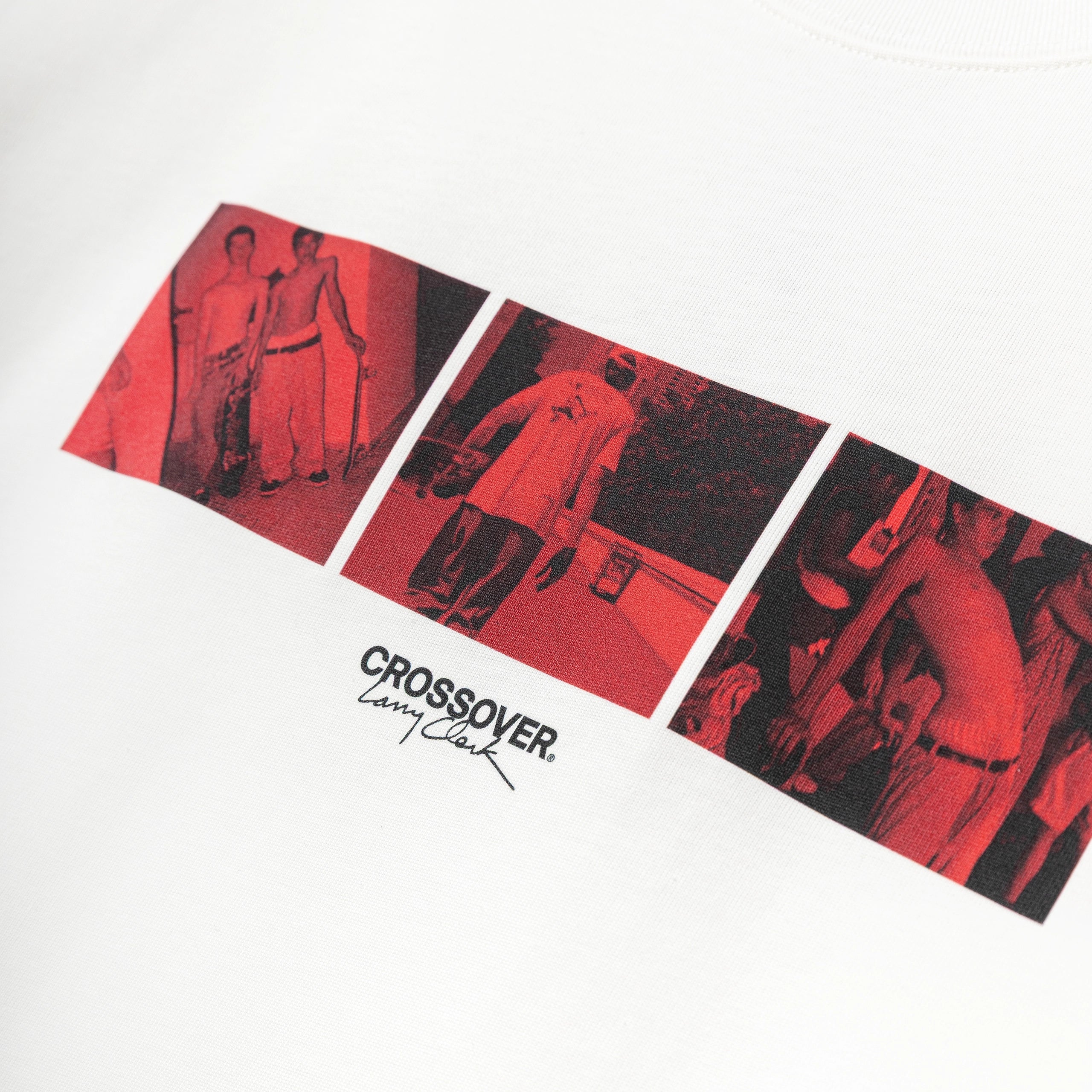 CROSSOVER® × KIDS by Larry Clark 30th Anniversary '06' Tee | White