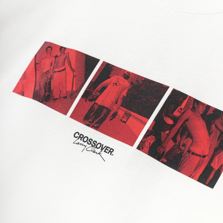 CROSSOVER® × KIDS by Larry Clark 30th Anniversary '06' Tee | White