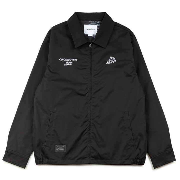 Crossover x Temple of Skate Jacket | Black