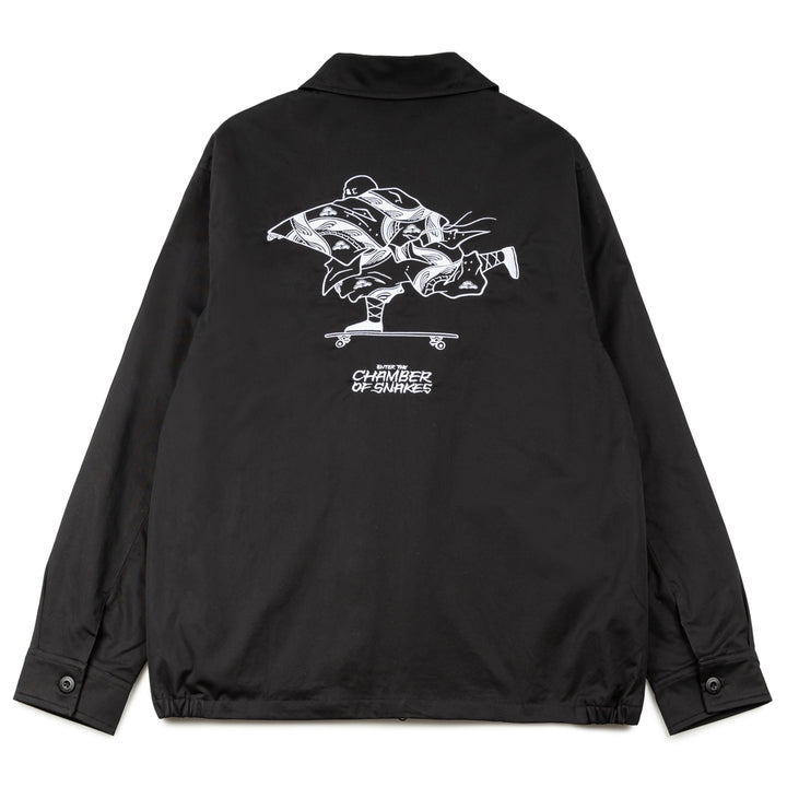 Crossover x Temple of Skate Jacket | Black