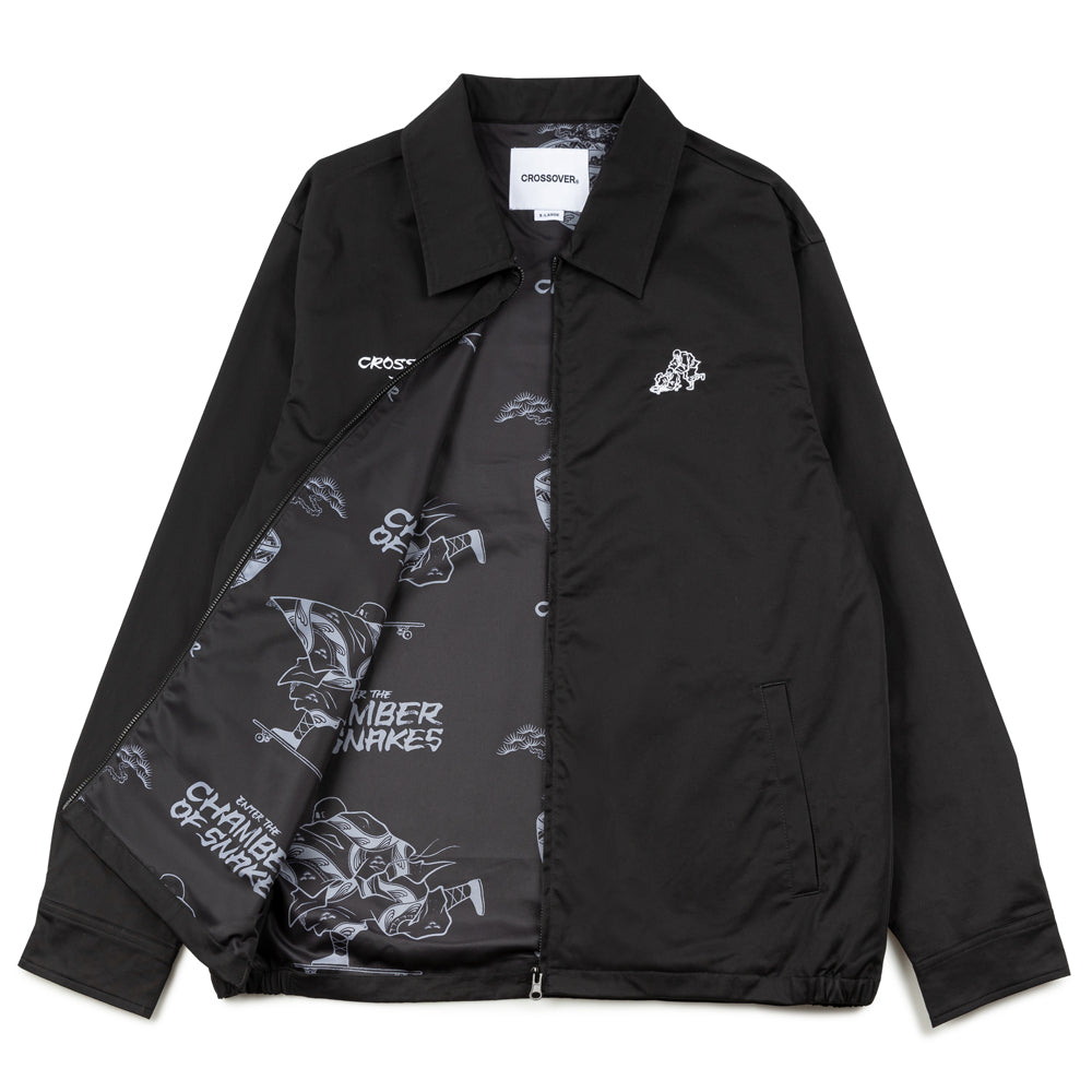 Crossover x Temple of Skate Jacket | Black