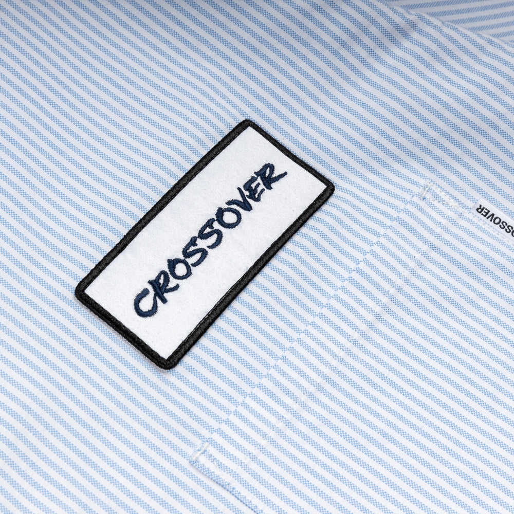 Crossover x Temple of Skate Stripe Shirt | Blue