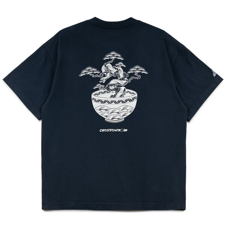 Crossover x Temple of Skate '01' Tee | Indigo