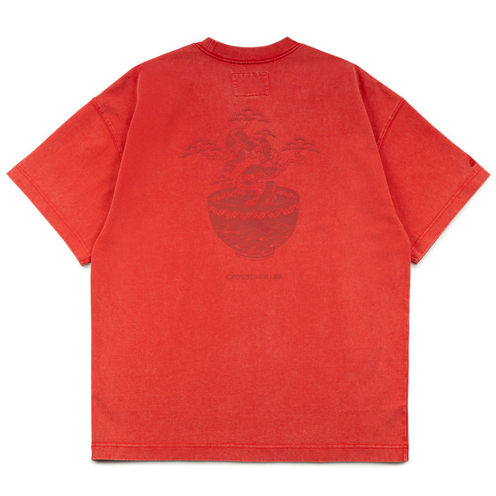 Crossover x Temple of Skate '01' Tee | Red