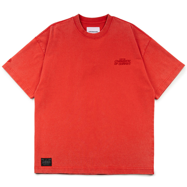 Crossover x Temple of Skate '01' Tee | Red