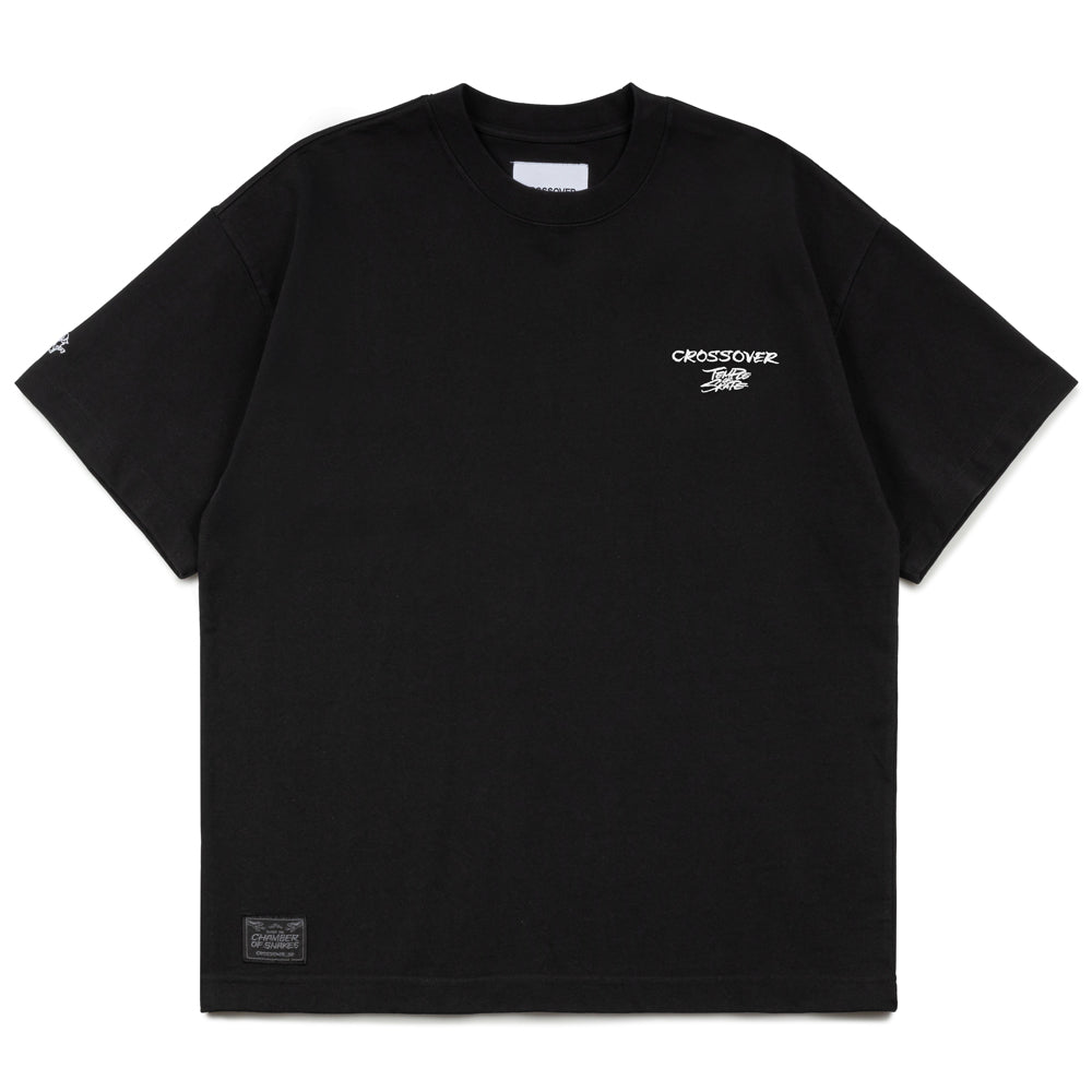 Crossover x Temple of Skate '02' Tee | Black