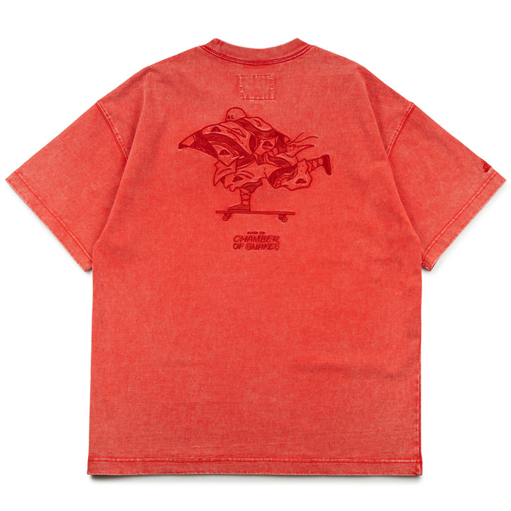 Crossover x Temple of Skate '02' Tee | Red