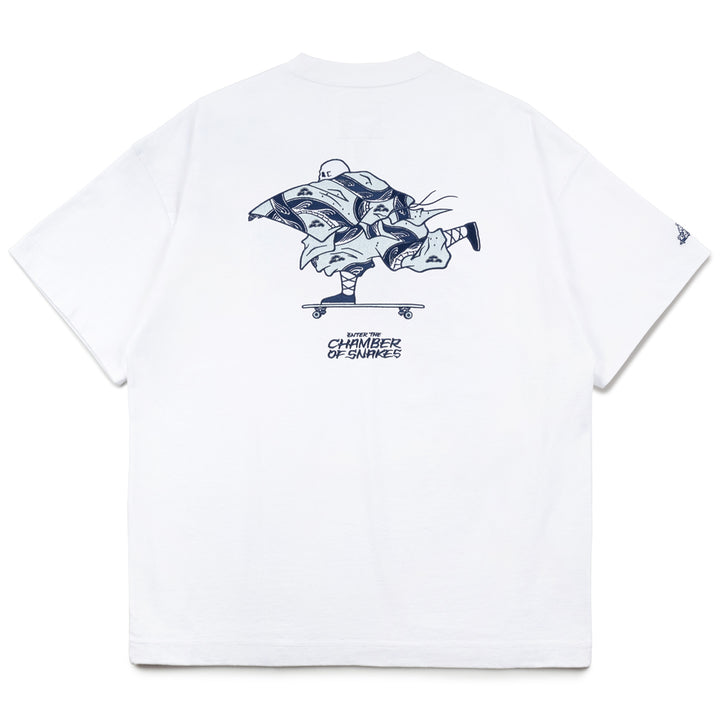 Crossover x Temple of Skate '02' Tee | White