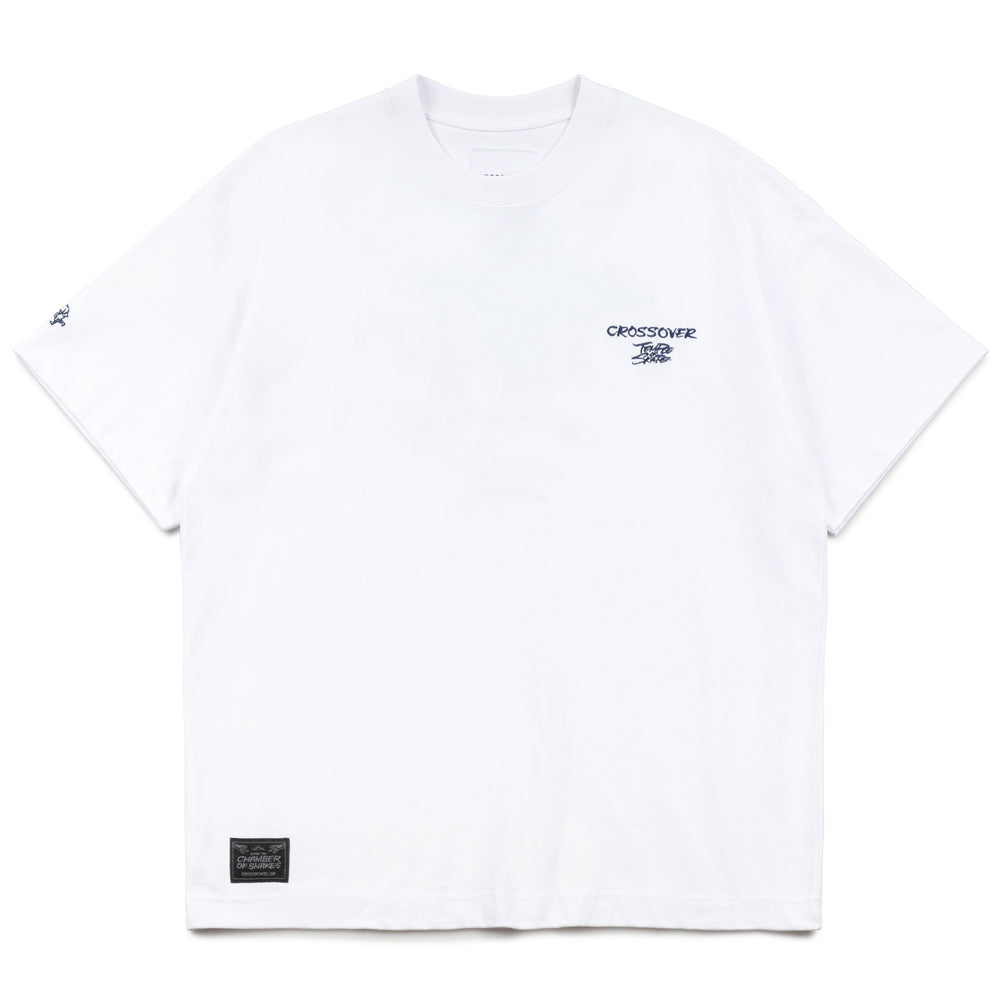 Crossover x Temple of Skate '02' Tee | White