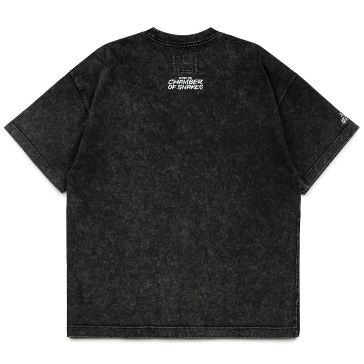 Crossover x Temple of Skate '03' Tee | Black Faded