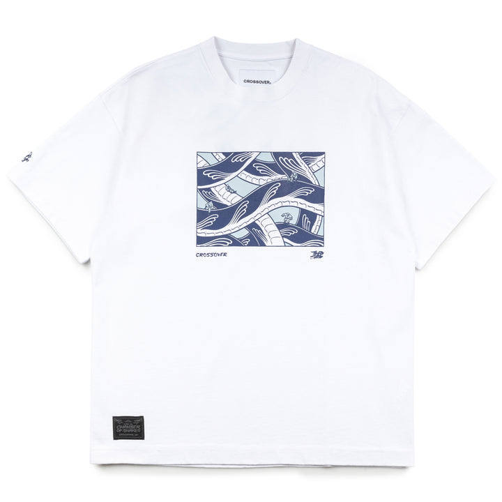 Crossover x Temple of Skate '03' Tee | White