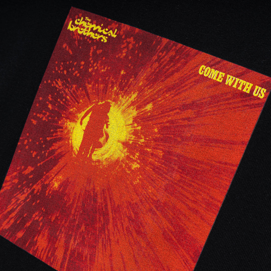 Crossover x The Chemical Brothers Come With Us Album Tee | Black