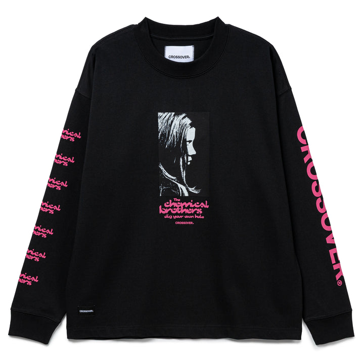 Crossover x The Chemical Brothers Dig Your Own Hole Album L/S Tee | Black