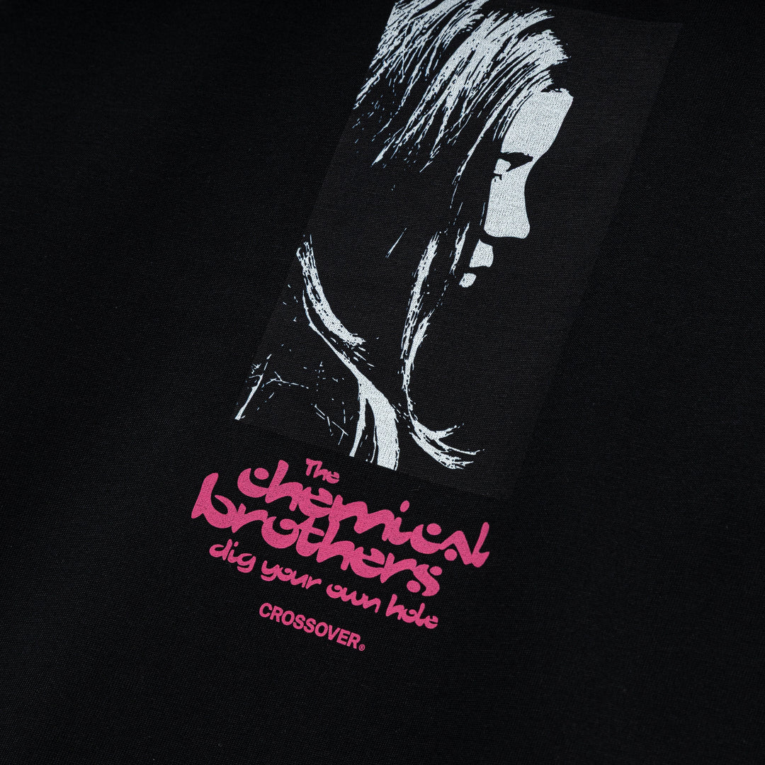 Crossover x The Chemical Brothers Dig Your Own Hole Album L/S Tee | Black