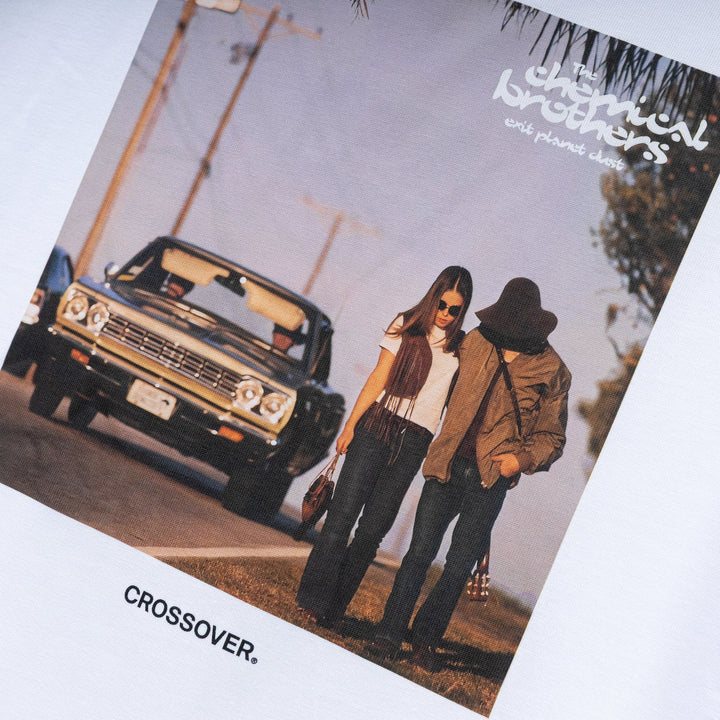Crossover x The Chemical Brothers Exit The Planet Dust Album Tee | White