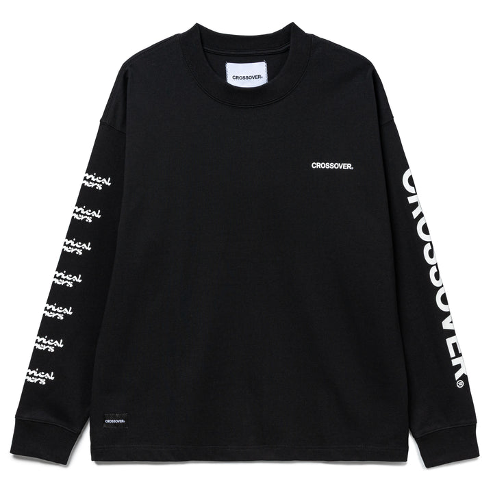 Crossover x The Chemical Brothers Push The Button L/S Tee| Black