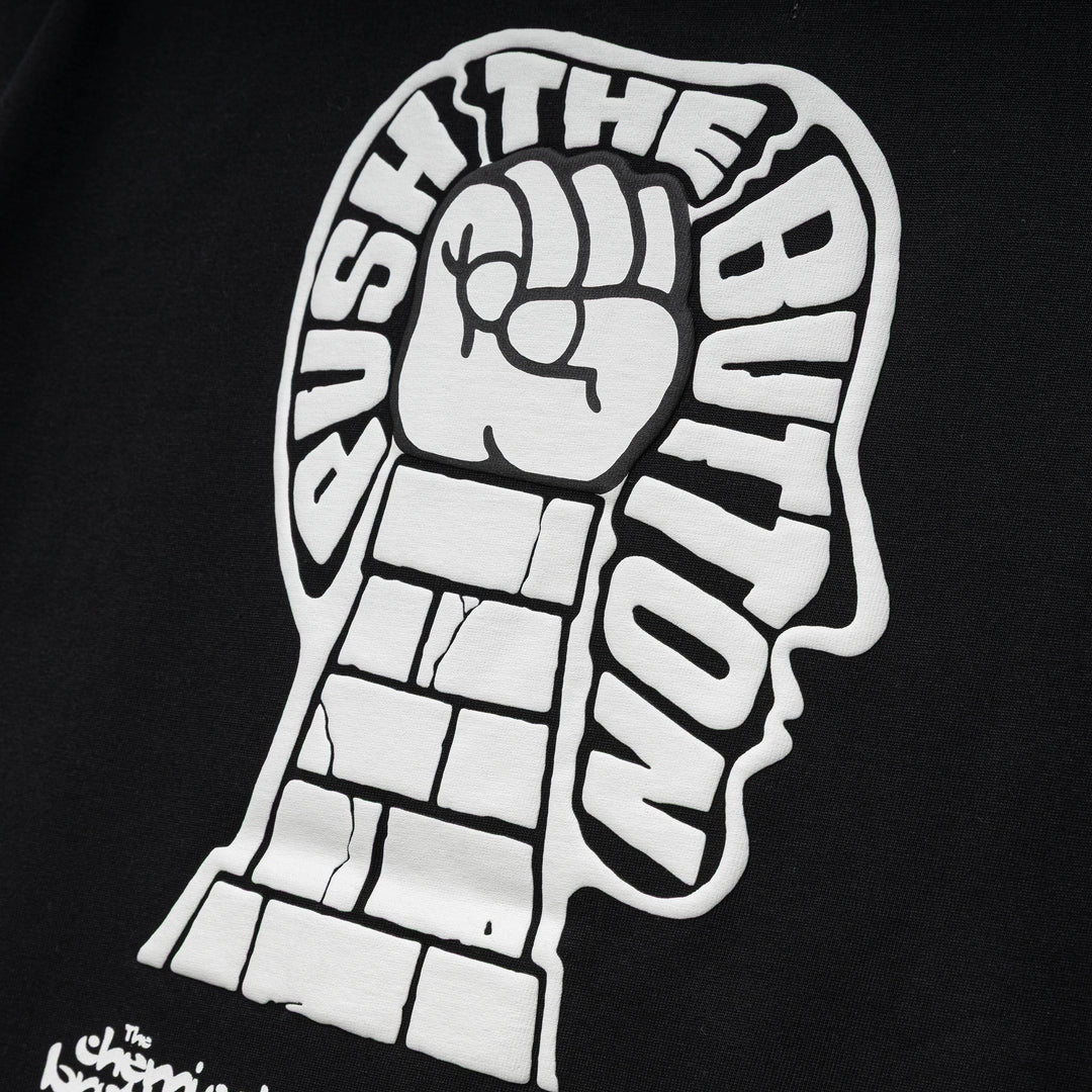 Crossover x The Chemical Brothers Push The Button Tee | Black
