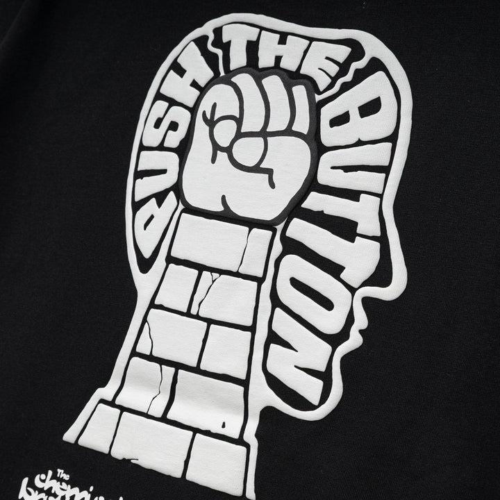 Crossover x The Chemical Brothers Push The Button Tee | Black