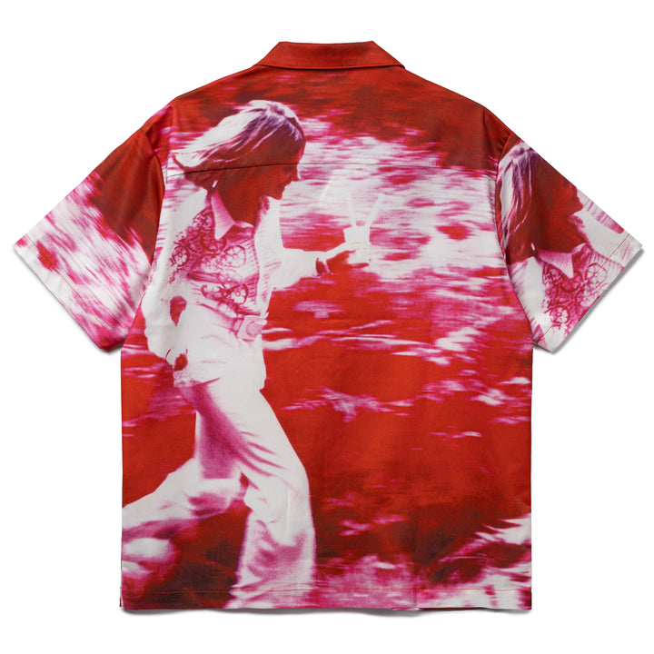 Crossover x The Chemical Brothers Setting Sun Hawaiian Shirt | Pink