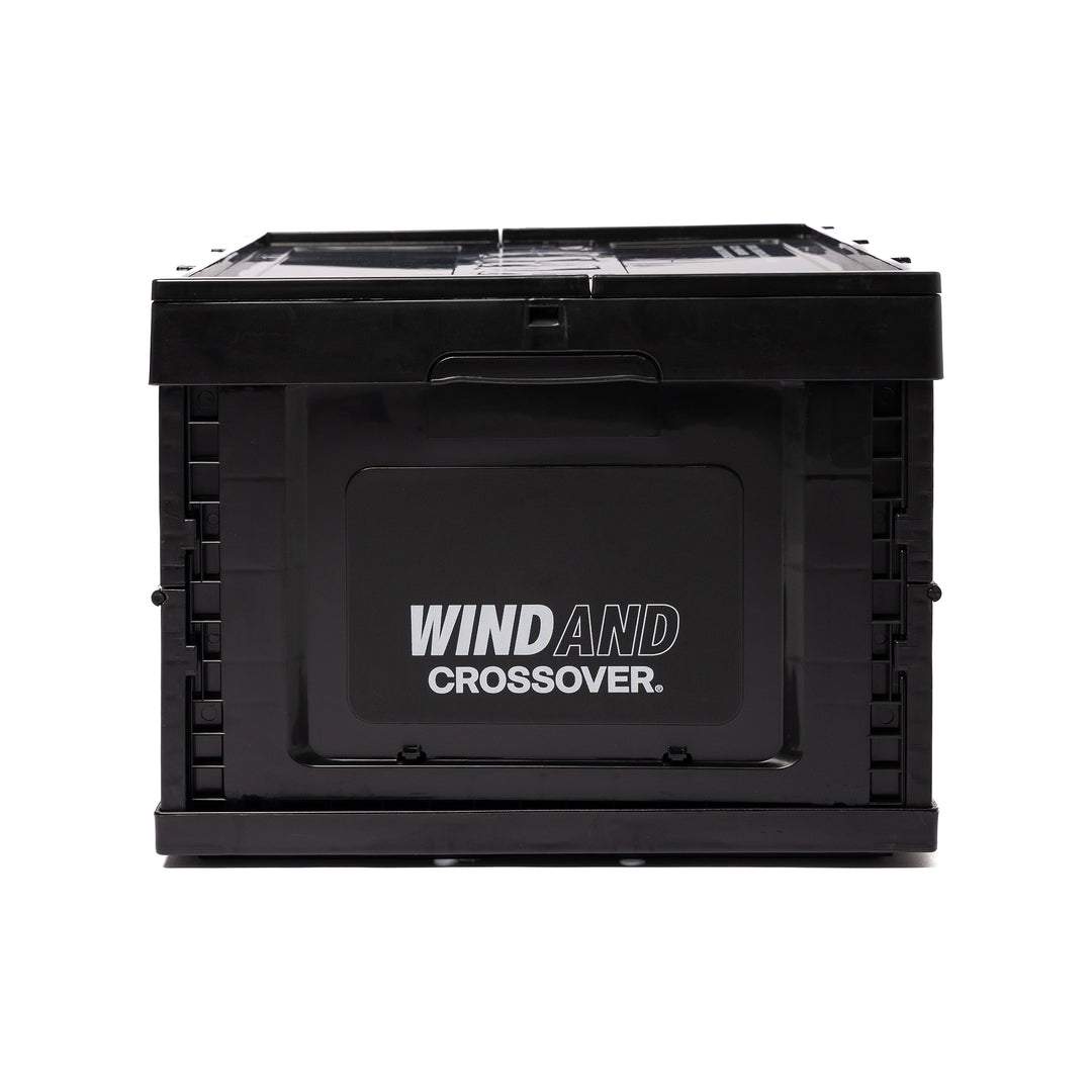 Cross Pack Box Crossover x Wind and Sea Foldable Box | Black – CROSSOVER