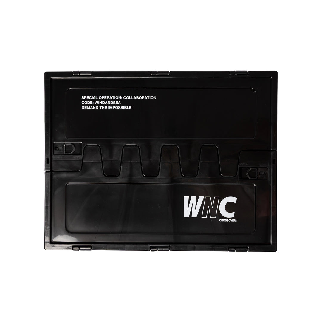 Crossover x Wind and Sea Foldable Box | Black