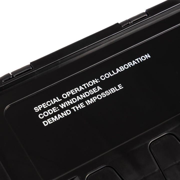 Crossover x Wind and Sea Foldable Box | Black