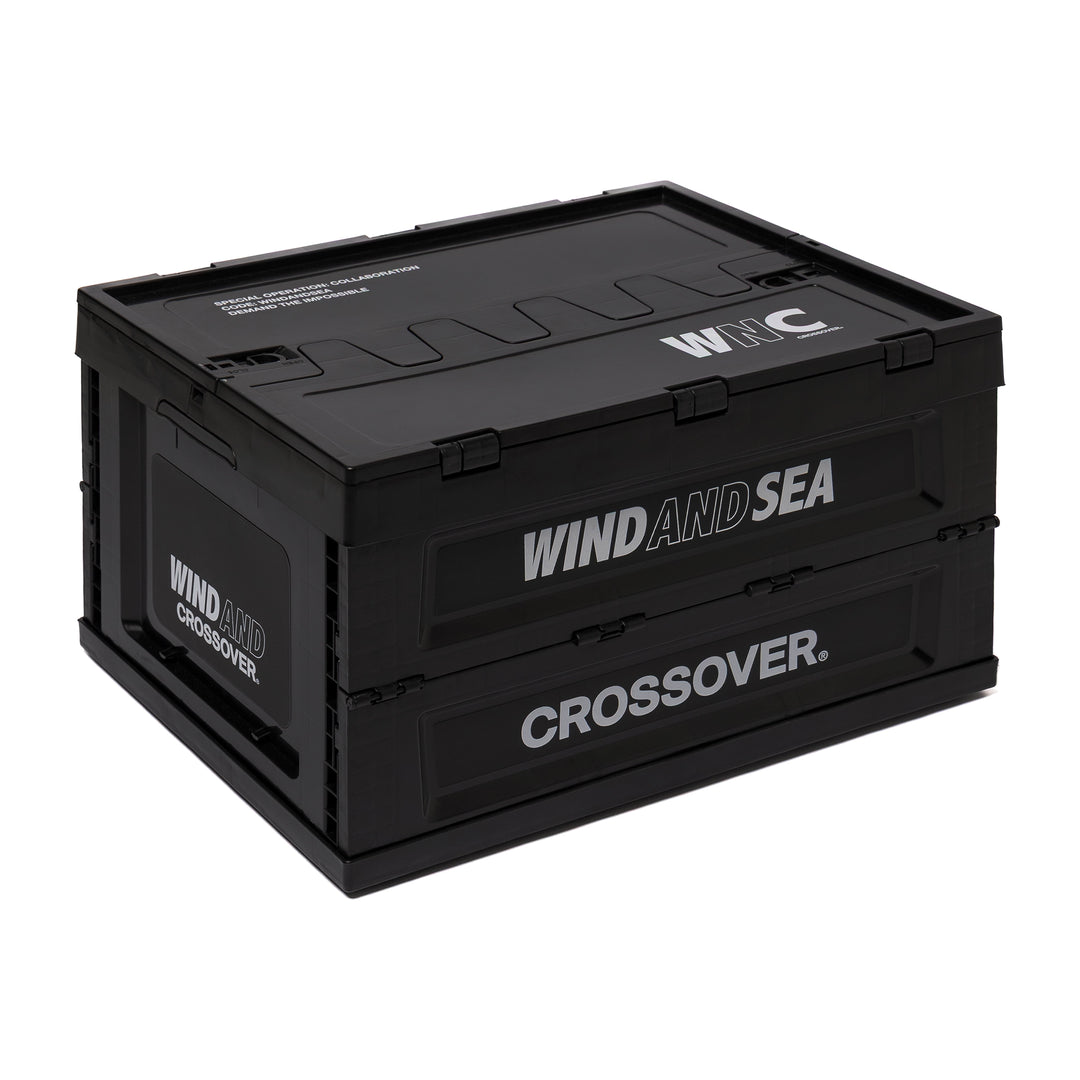 Crossover x Wind and Sea Foldable Box | Black