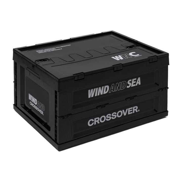 Crossover x Wind and Sea Foldable Box | Black