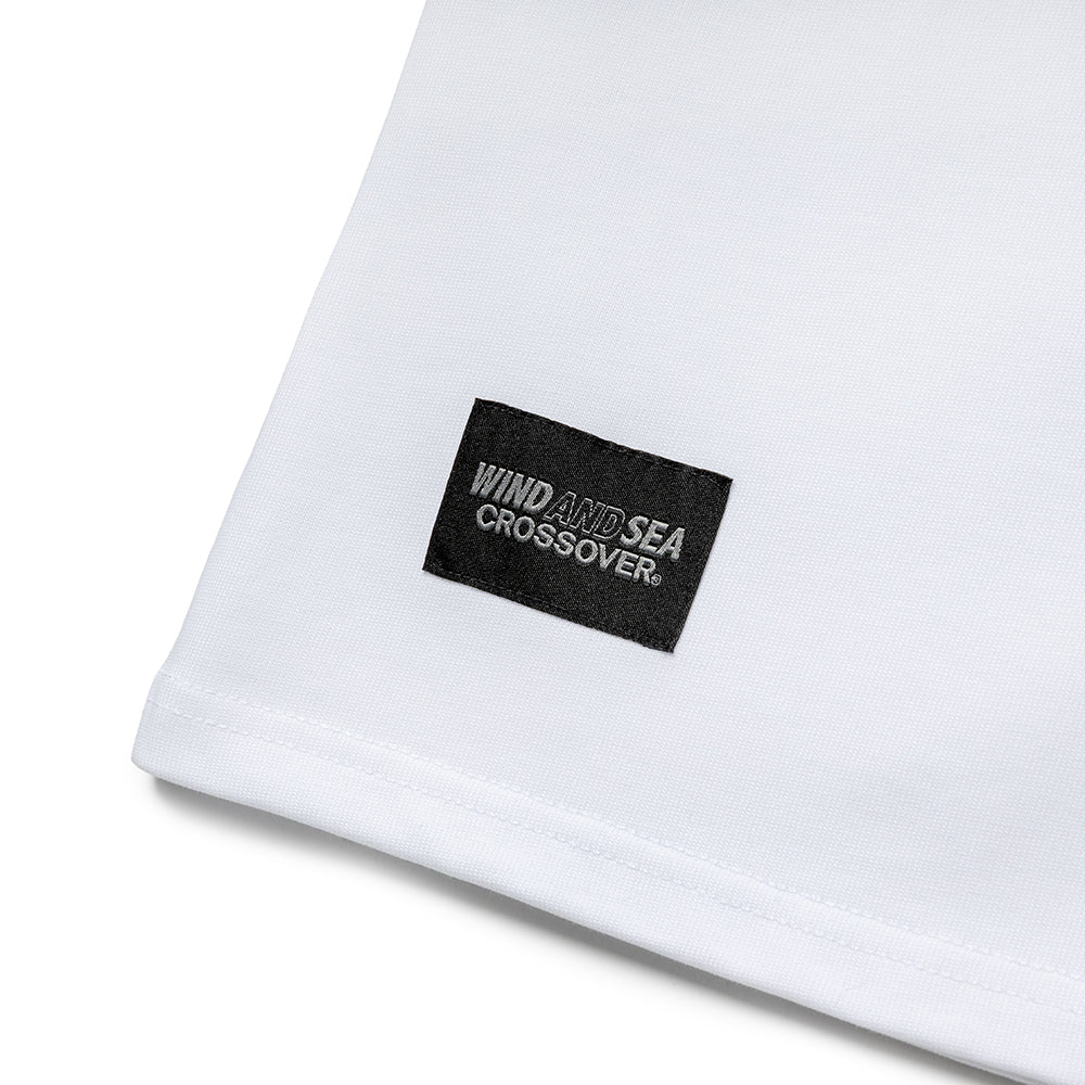 Crossover x Wind and Sea Leopard Logo Tee | White