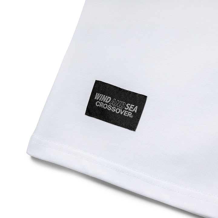 Crossover x Wind and Sea Leopard Logo Tee | White