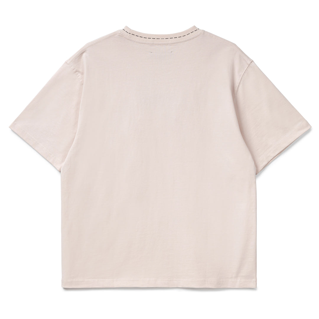 Cut Here Heavyweight Tee | Pink