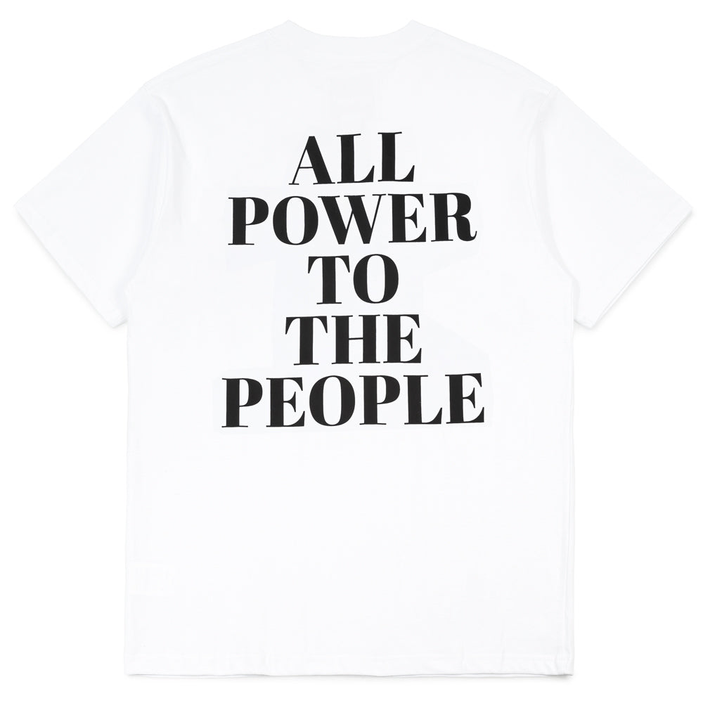 Daily Power To People Tee | White
