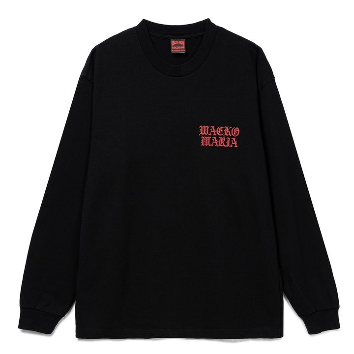 Death Row Records Washed Heavy Weight L/S Tee | Black