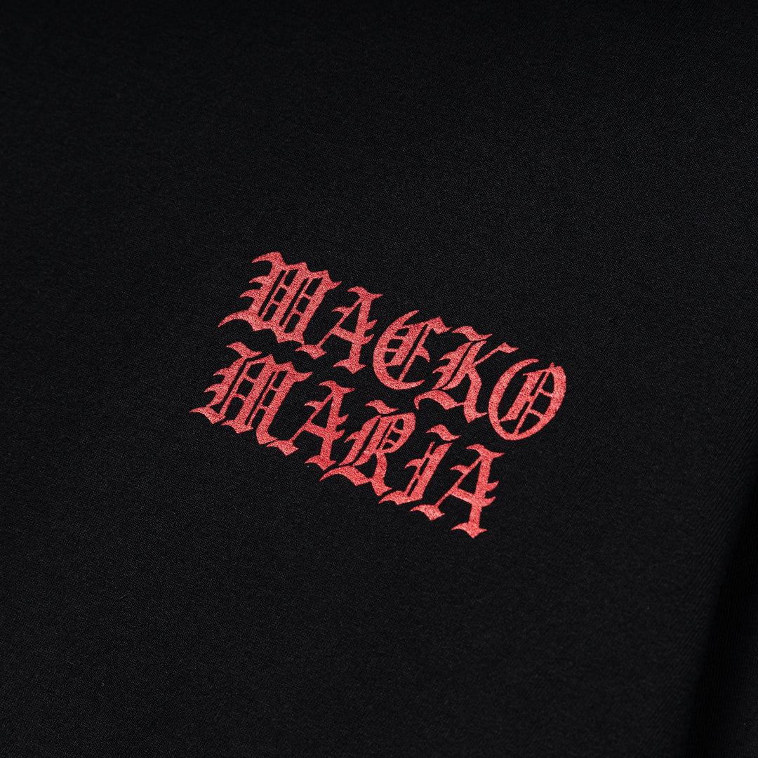 Death Row Records Washed Heavy Weight L/S Tee | Black
