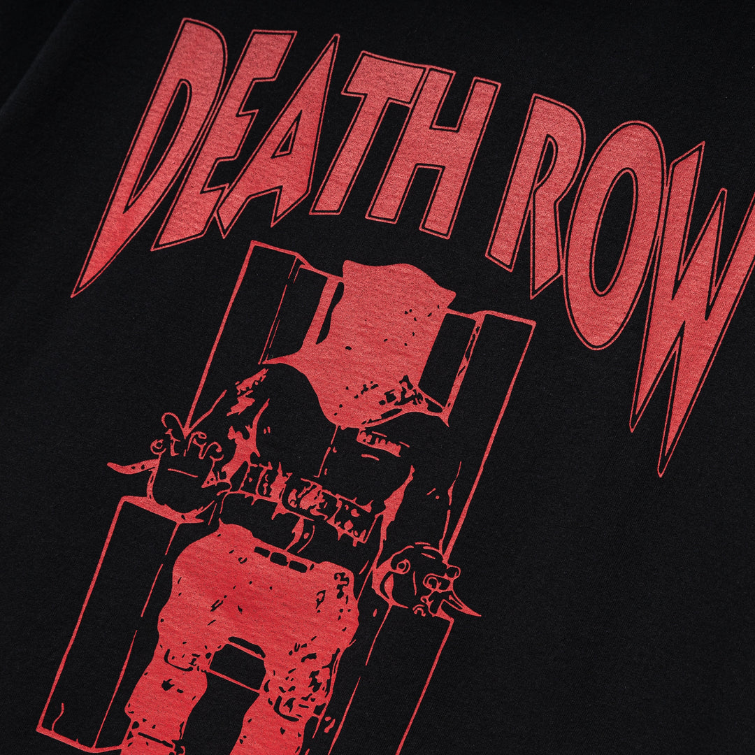 Wacko Maria X Death Row Records Washed Heavy Weight Tee | Black Wacko Maria X Death Row Records Washed Heavy Weight Tee | Black