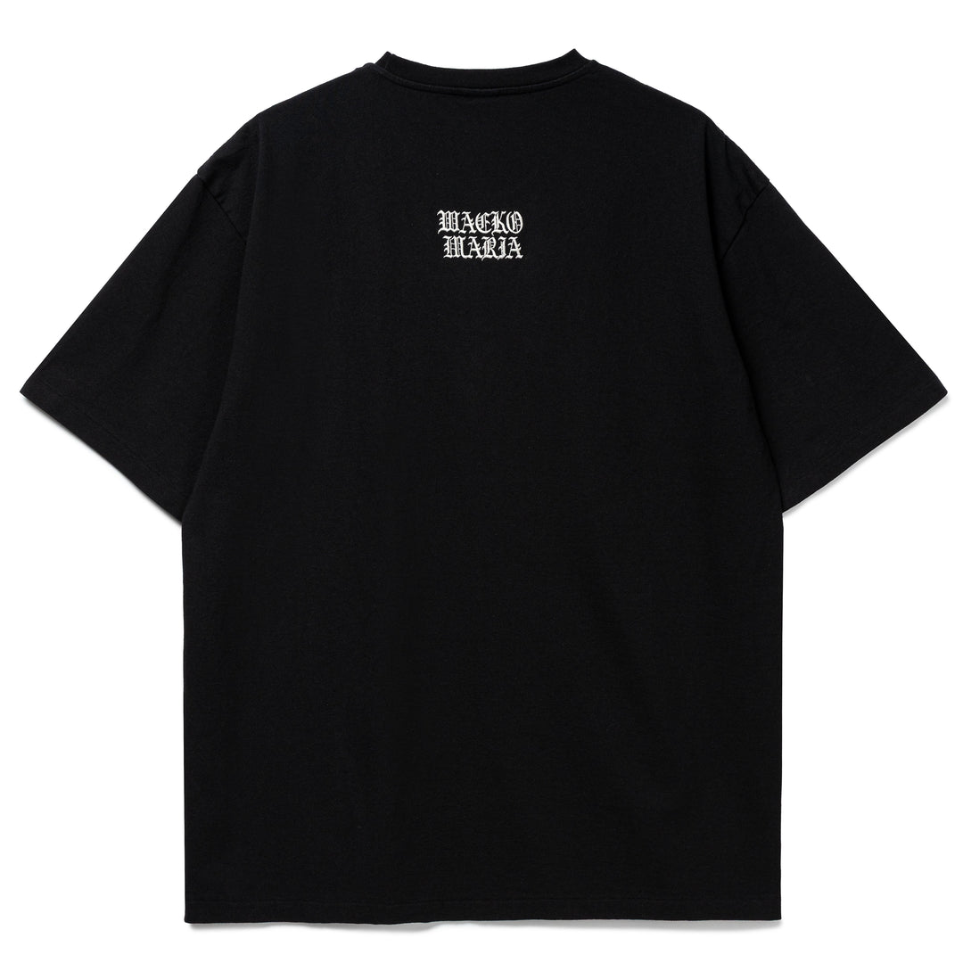 Wacko Maria X Death Row Records Washed Heavy Weight Tee | Black Wacko Maria X Death Row Records Washed Heavy Weight Tee | Black