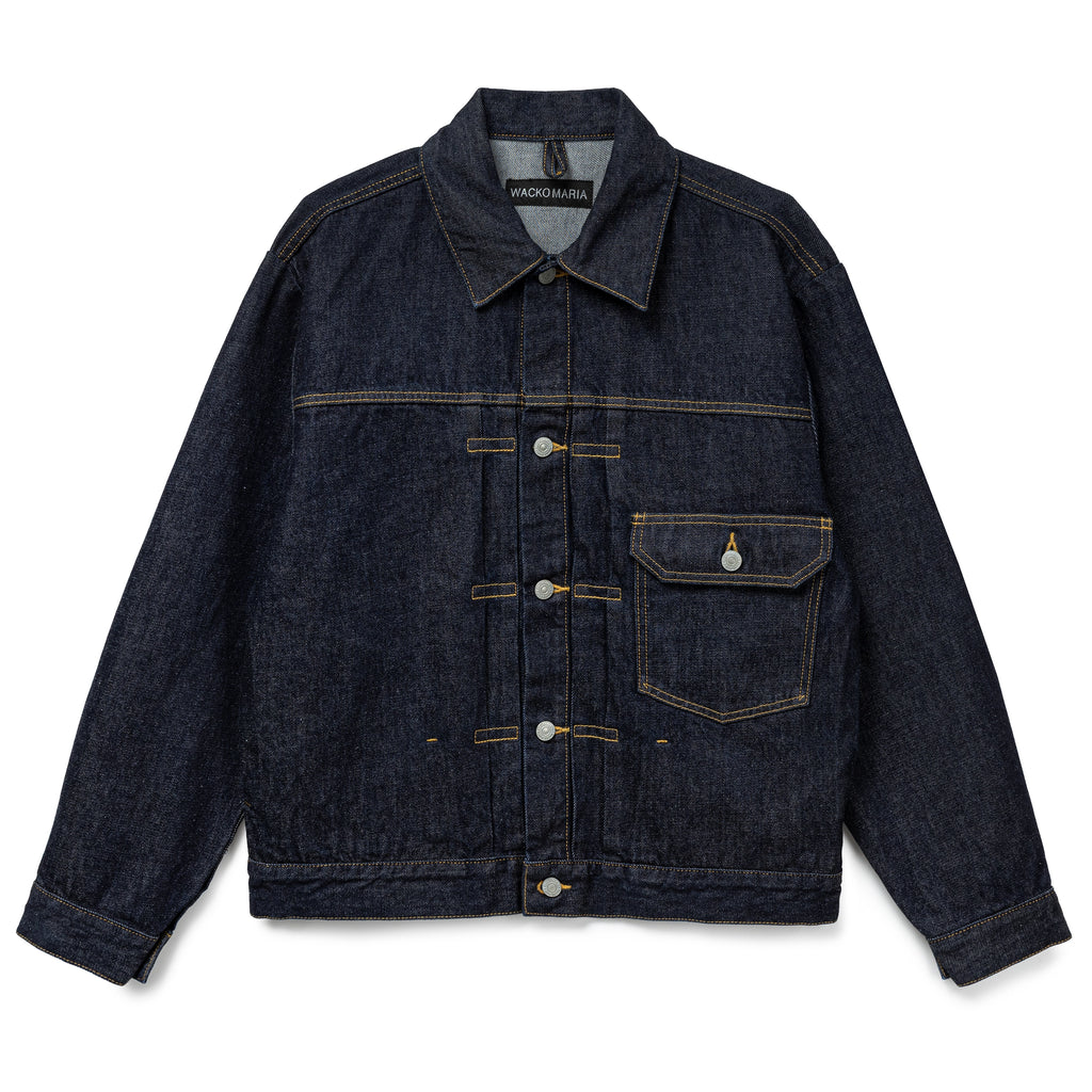 WACKO MARIA DENIM TRUCKER JACKET【INDIGO】 DenimTruckerJacketIndigo_1_102