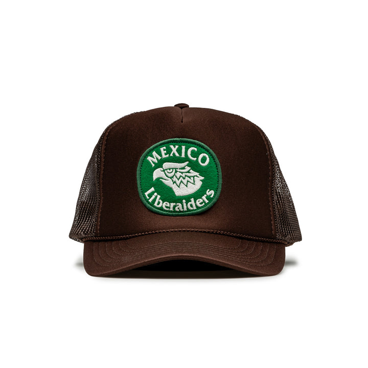 Eagle Logo Trucker Cap | Brown