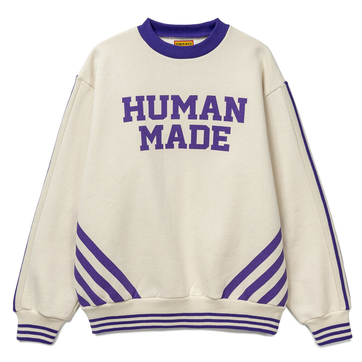 Elbow Patch Sweatshirt | White