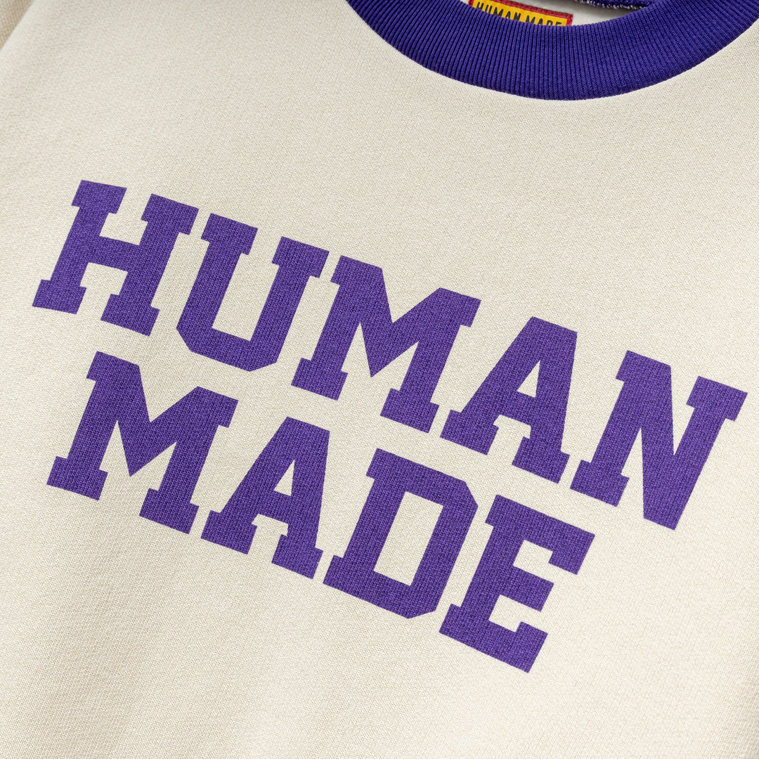 Elbow Patch Sweatshirt | White