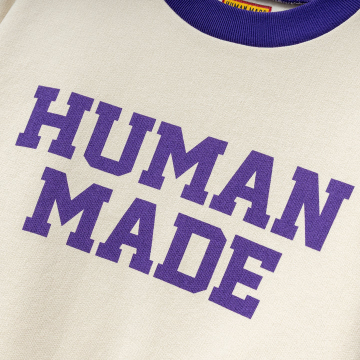 Elbow Patch Sweatshirt | White