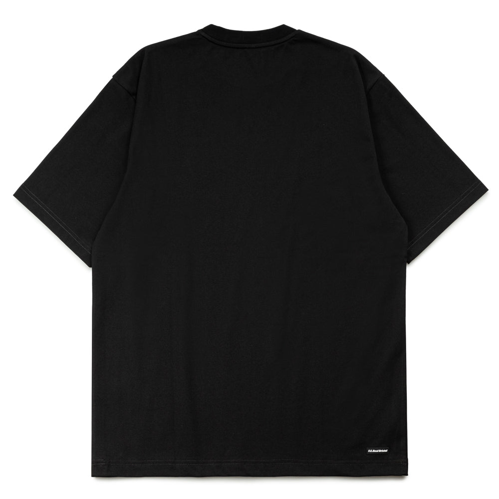 Around Logo Baggy Tee | Black