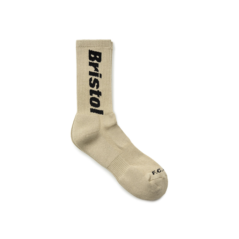 Authentic Logo Regular Socks | Beige