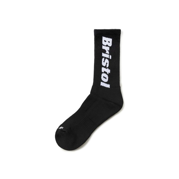 Authentic Logo Regular Socks | Black