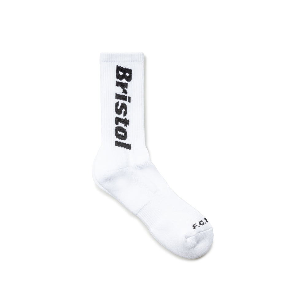 Authentic Logo Regular Socks | White