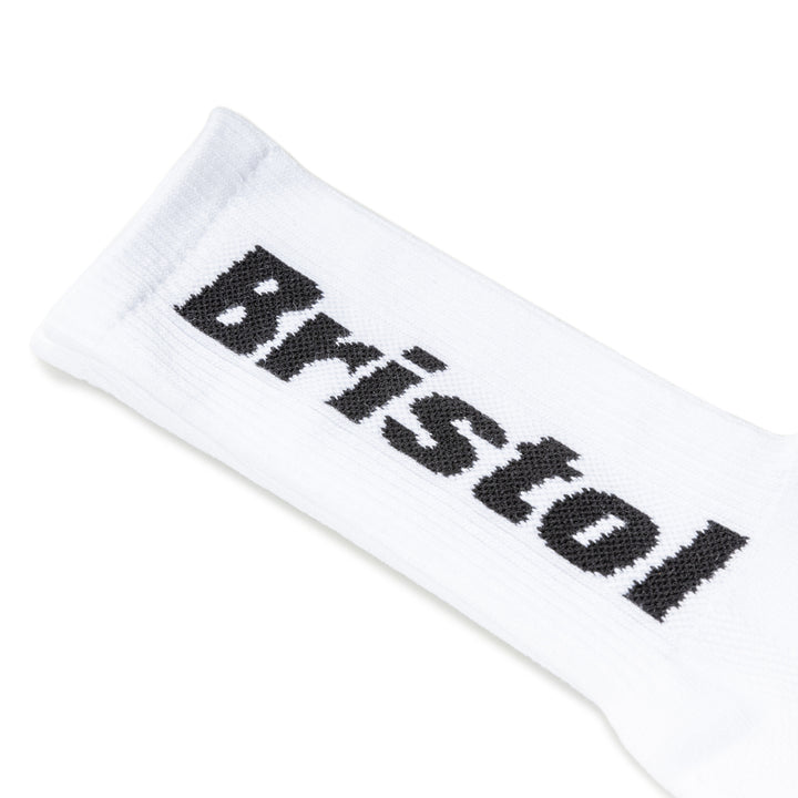 Authentic Logo Regular Socks | White