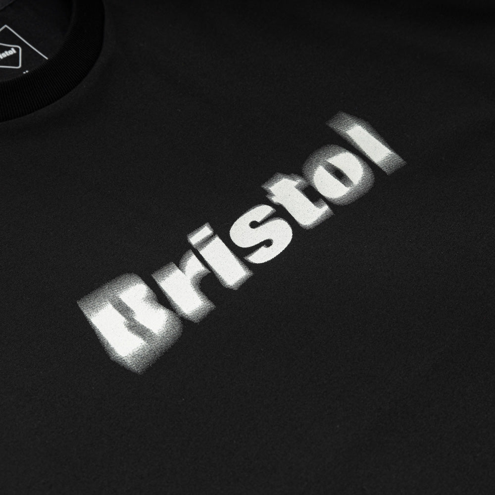 Blurred Logo Tee | Black