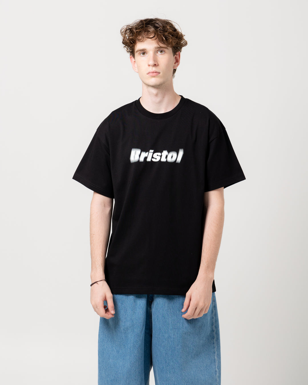 Blurred Logo Tee | Black